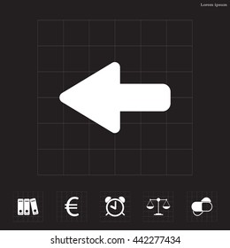 Arrow points to the left