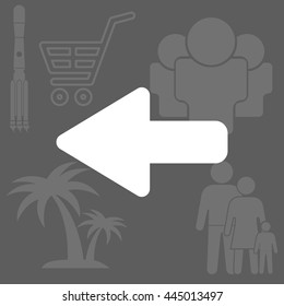 Arrow points to the left