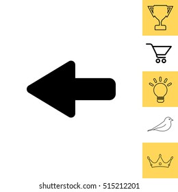 Arrow points to the left