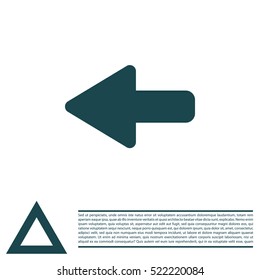 Arrow points to the left