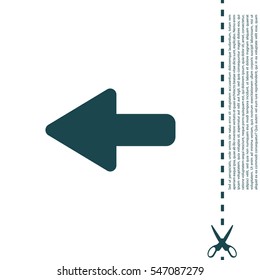 Arrow points to the left