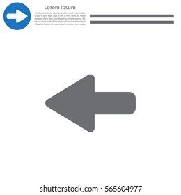 Arrow points to the left