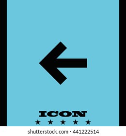 Arrow points to the left icon.