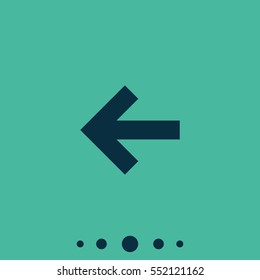 Arrow points to the left icon.