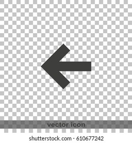 Arrow points to the left icon.
