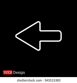 Arrow points to the left line icon