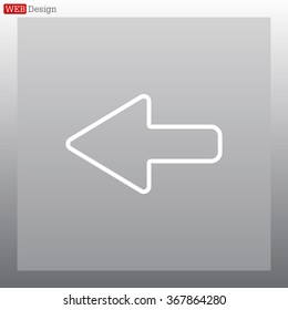 Arrow points to the left line icon
