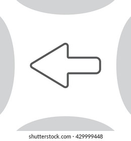 Arrow points to the left line icon