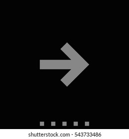 Arrow points to the right icon.