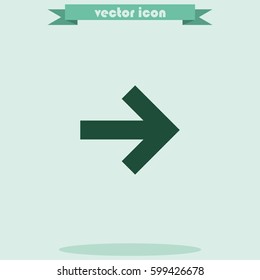 Arrow points to the right icon.