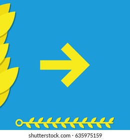 Arrow points to the right icon.