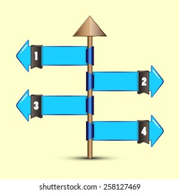 arrow pole option flag choice