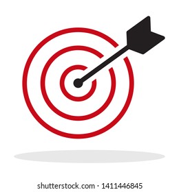 
The arrow presses the target button.
, Focusing on goals, success, successful investment, successful business strategy, targeted investment strategies, icon illustrations and vector