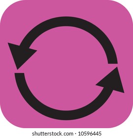 arrow printed pink sign board	