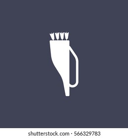 Arrow quiver icon. 