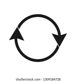 Arrow recycle icon