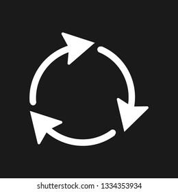 Arrow recycle icon