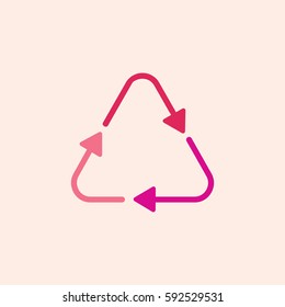Arrow recycle icon