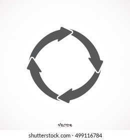 arrow recycling Icon