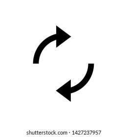 Arrow Refresh Icon. Reload Illustration As A Simple Vector Sign & Trendy Symbol for Design and Websites, Presentation or Mobile Application.