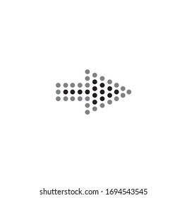 Arrow related icon on background for graphic and web design. Creative illustration concept symbol for web or mobile app.