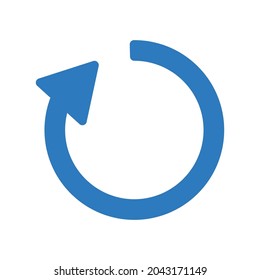 Arrow reload icon.rotate,lop (vector illustration)