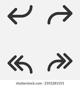 Arrow reply forward all left right icon