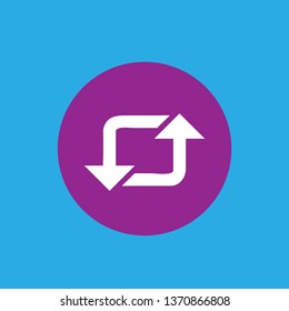 arrow repost vector icon