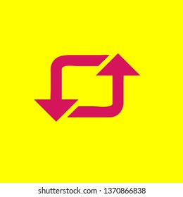 arrow repost vector icon