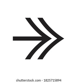 Arrow Right 2 Icon Design Vector