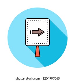 arrow  right  direction  