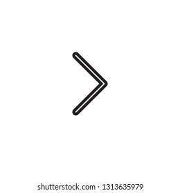arrow right direction icon vector