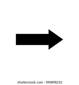 Arrow right direction. Vector icon