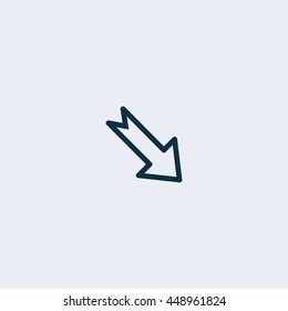 Arrow right  icon, circle icon, direction icon, right icon