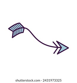 Arrow right icon. Colorful arrow for your web site design