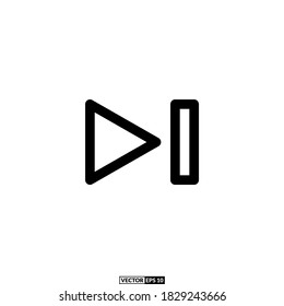 arrow right icon line, design inspiration vector template for interface