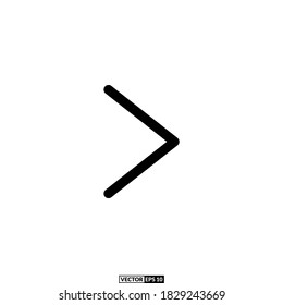 arrow right icon line, design inspiration vector template for interface