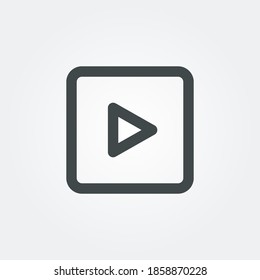 flecha derecha Símbolo de icono aislado en fondo blanco. Ilustración vectorial