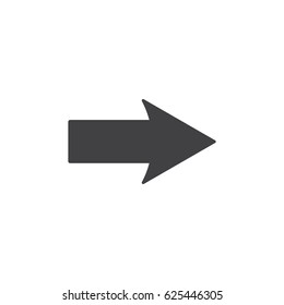 Arrow right icon symbol vector