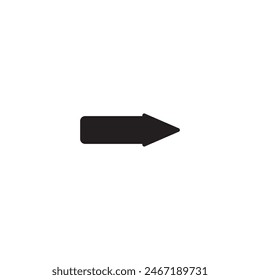 Icono de flecha derecha Ilustración vectorial