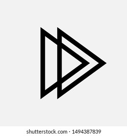 Arrow Right Icon - Vector, Sign and Symbol for Design, Presentation, Website or Apps Elements.