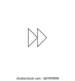 Arrow right icon. Icon for web or user interface