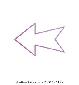 arrow right icon with white background vector stock illustration