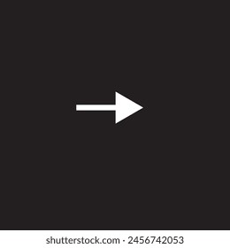 Arrow right icons set. Collection curved arrows design eps 10