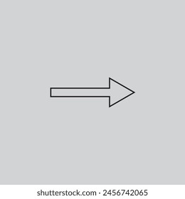 Arrow right icons set. Collection curved arrows design eps 10