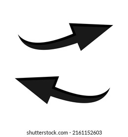 vector de icono plano a la derecha