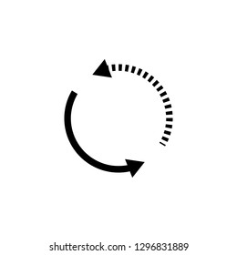 arrow, right, left, refresh icon. Element of direction icon. Signs and symbols collection icon for websites, web design, mobile app