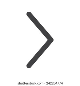 Arrow right, modern flat icon