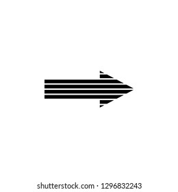 arrow, right, navigation icon. Element of direction icon. Signs and symbols collection icon for websites, web design, mobile app