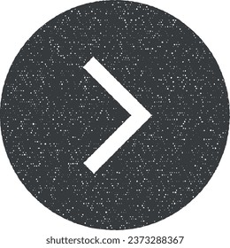 flecha, derecha, navegación, icono de signo ilustración vector ilustración en estilo de marca